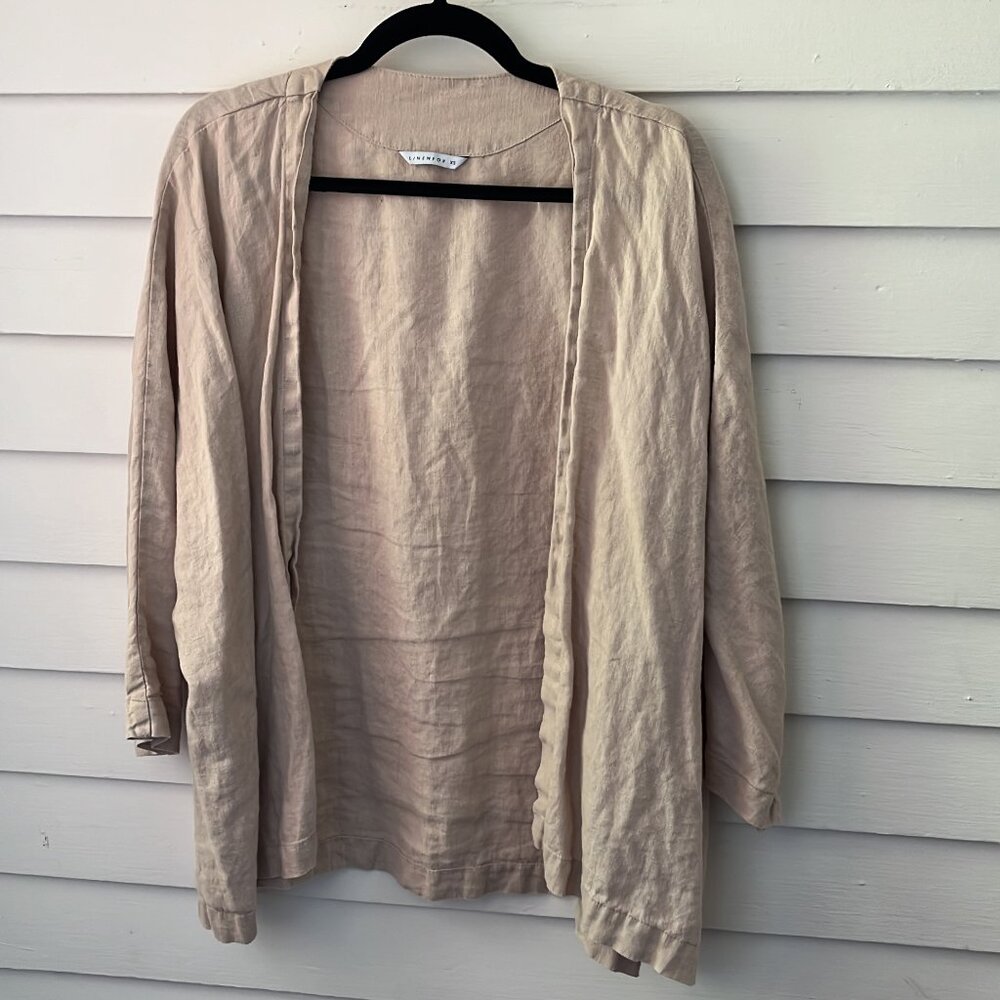 Linenfox Beige Women's Jacket
